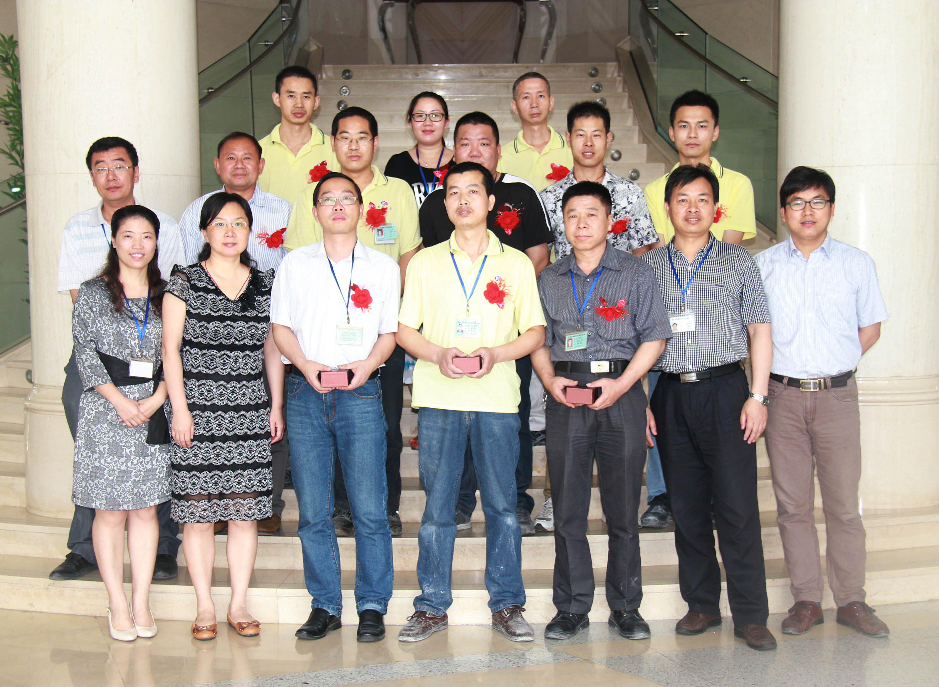 康利五年、十年員工金牌頒發(fā)儀式